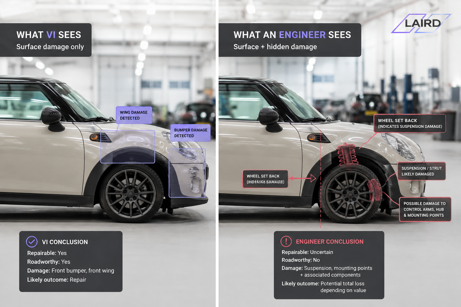 Why Visual AI Still Falls Short on Accident Damage