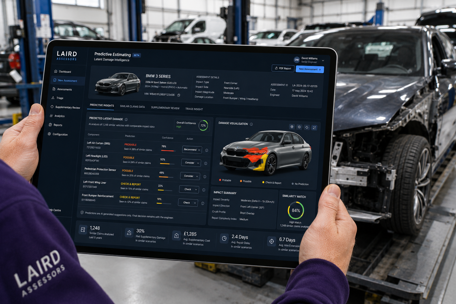 Laird are bringing predictive intelligence to Vehicle Damage Assessing