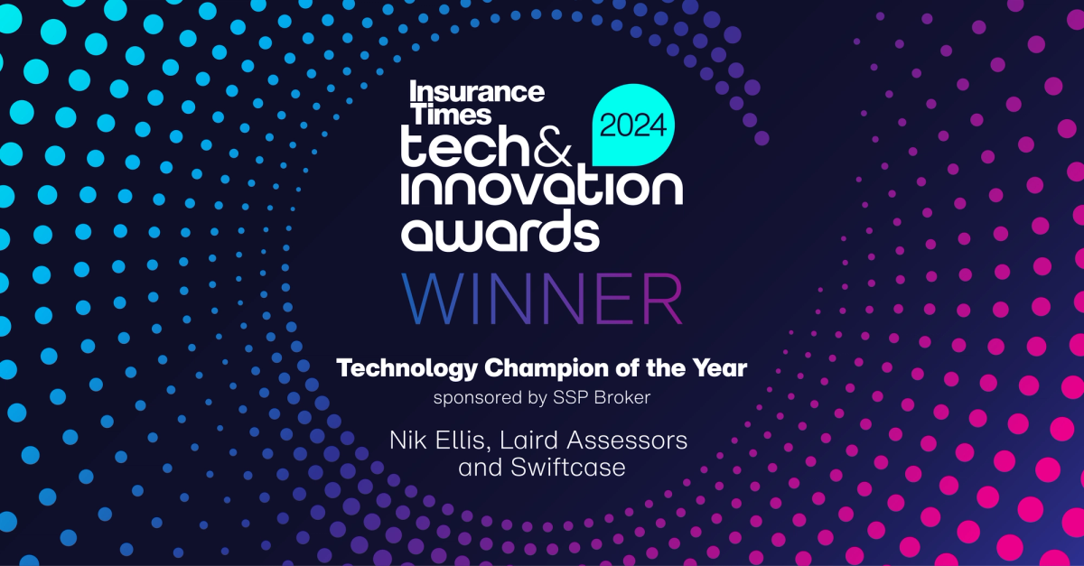 Nik Ellis wins Insurance Times Tech Champion