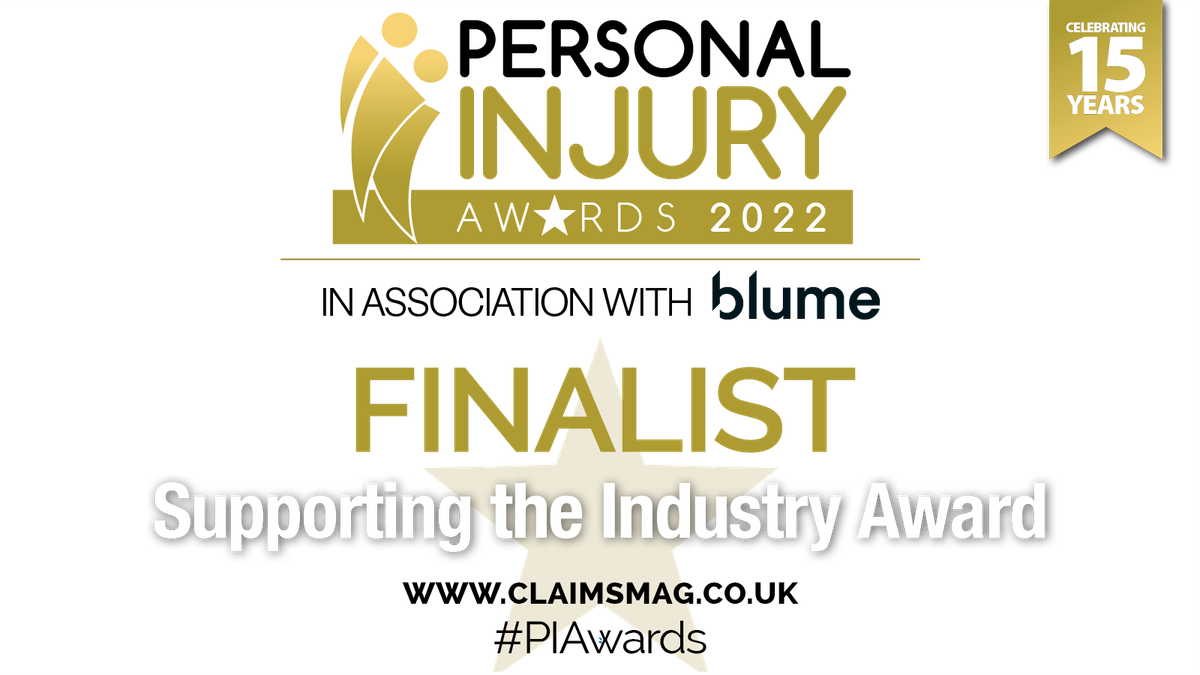 Personal Injury Awards 2022 Finalist
