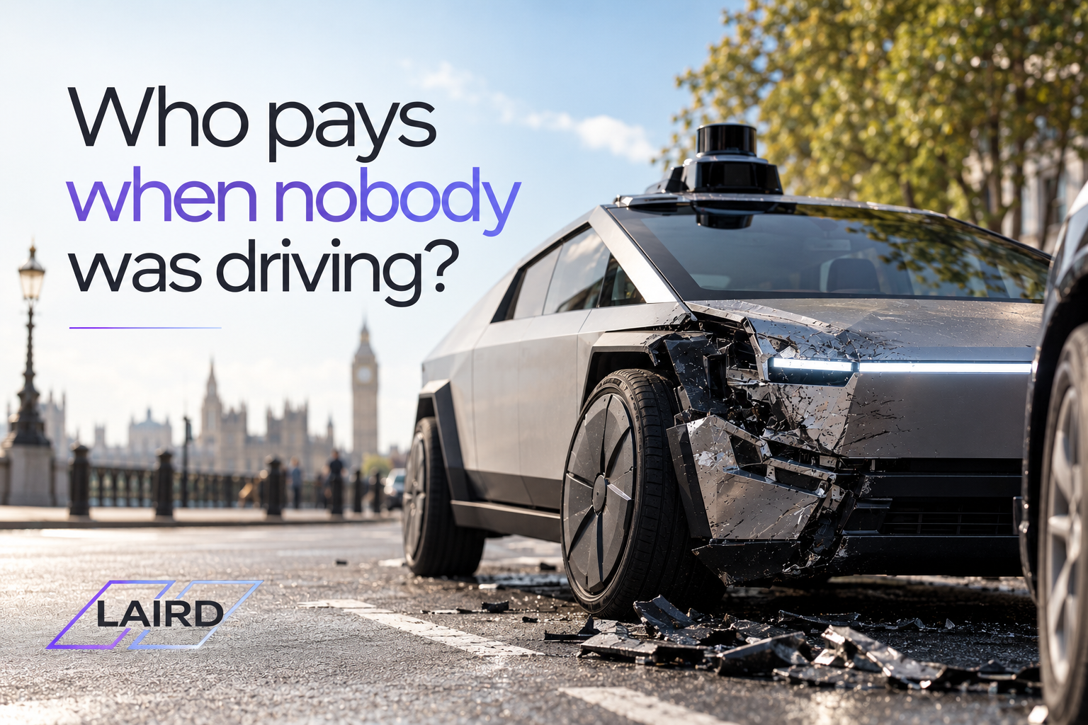 When a Driverless Car Crashes, Who Is Liable?